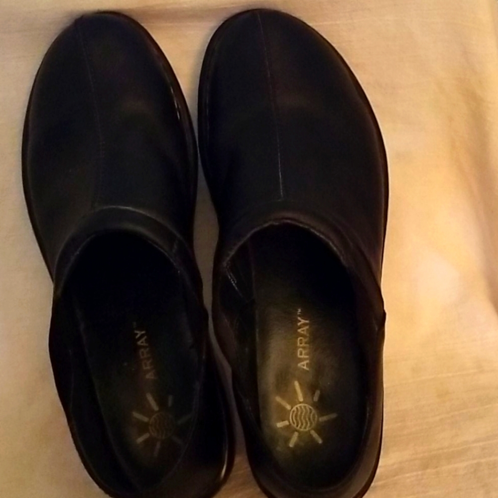 Black slip ons